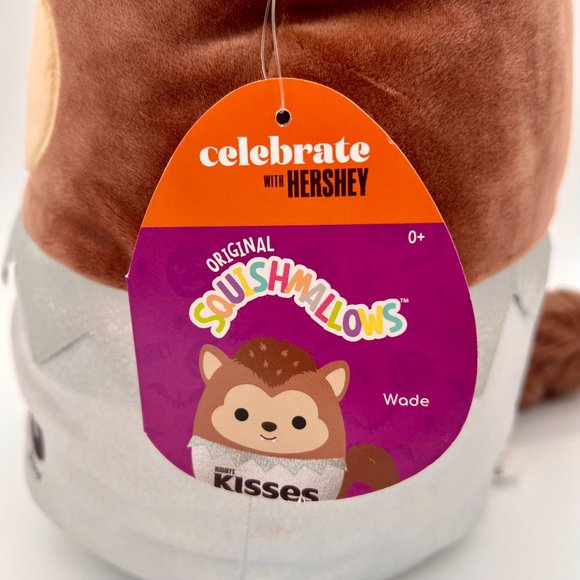 NWT 🥀 12" Wade the Hershey's Kiss Wolf Squishmallow - Picture 7 of 10